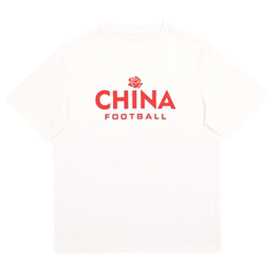 中国国家足球队官方正品铿锵玫瑰CHINA FOOTBALL助威休闲T恤衫