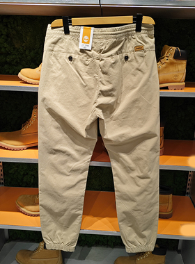 Timberland/添柏岚2024秋冬男装长裤休闲舒适弹性束脚修身|A27BF