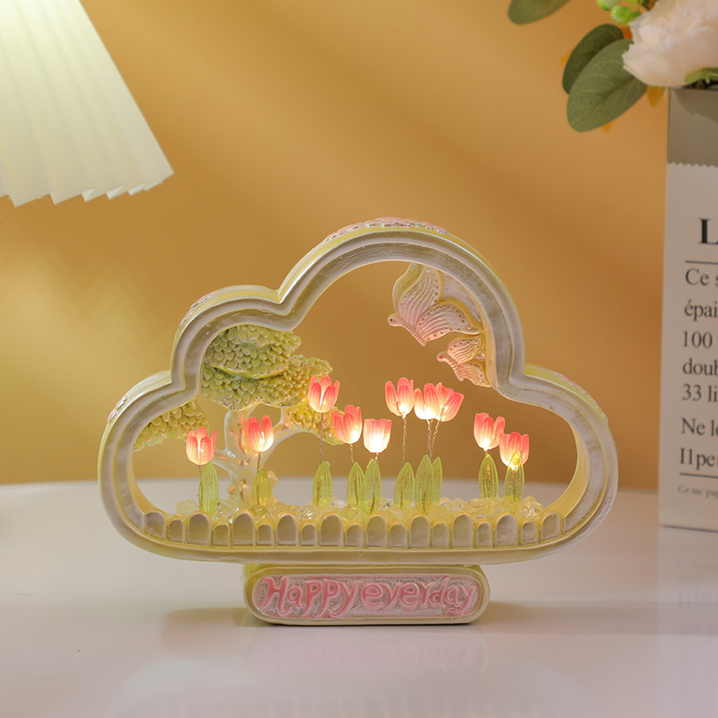 郁金香小夜灯手工diy生日礼物女生闺蜜送女朋友女孩实用高级毕业