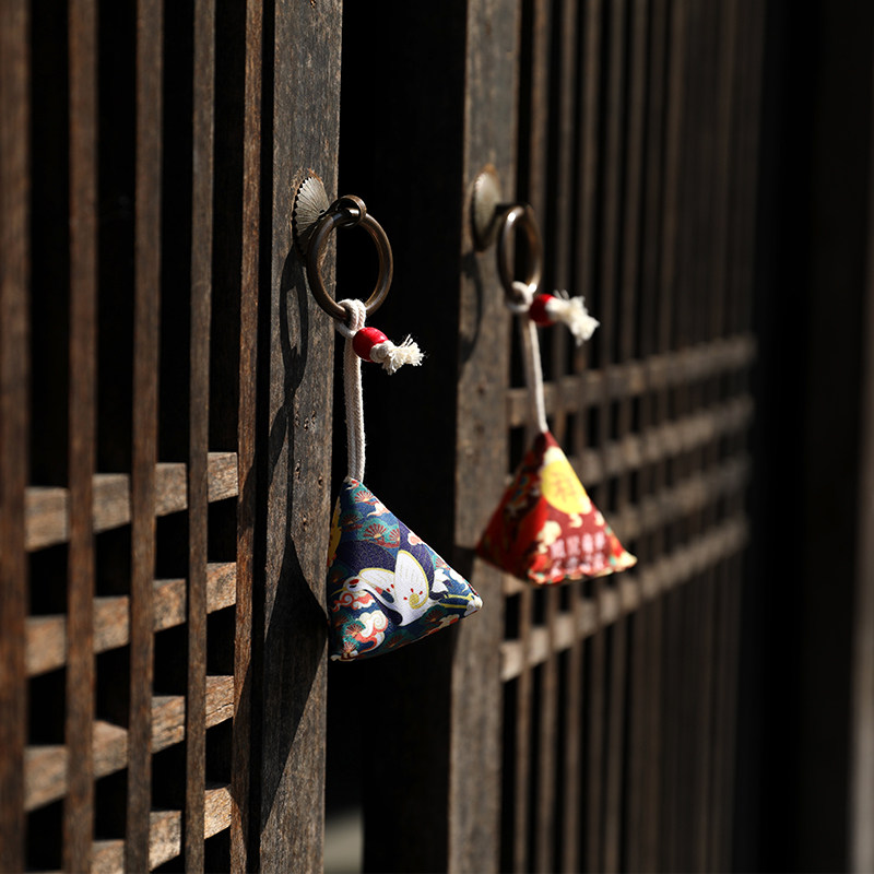 国色天香端午节创意古风香包手工艾草驱蚊安神香囊成品随身小香袋