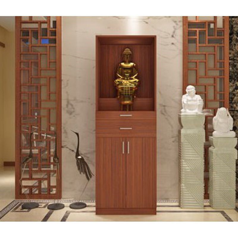 居家观世音菩萨带门立柜实木柜子佛像香台吊柜佛柜神位供神佛佛龛