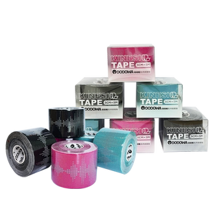 动动哇新款肌电图反光夜光跑步马拉松肌肉效能贴预切分款运动绷带