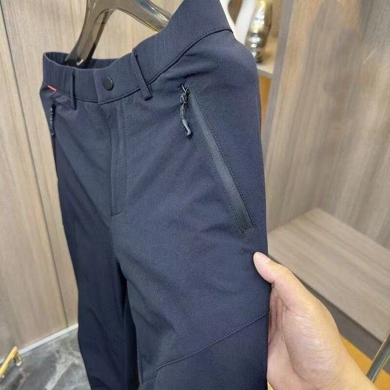 夏季男款商务直筒裤男韩版宽松显瘦百搭中青年通勤休闲长裤男装