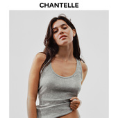 CHANTELLE仙黛尔透气内搭保暖打底T恤修身 棉吊带背心春外穿打底衫