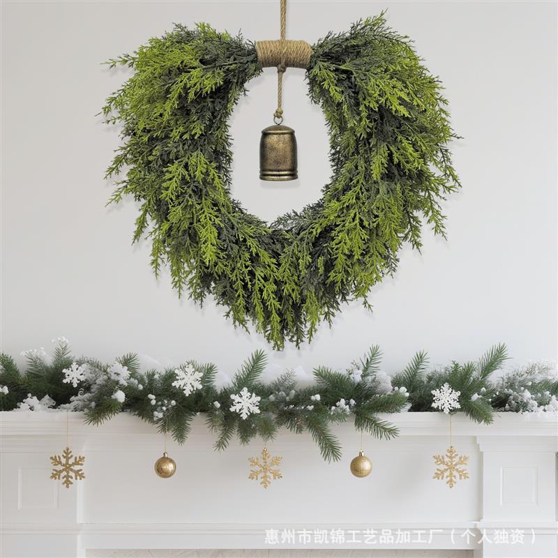 圣诞花环挂件摆件门挂圣诞节装饰氛围布置场景布置圣诞树挂件装饰