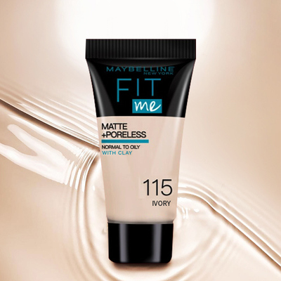 美宝莲FITME哑光粉底液30ml