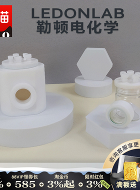 勒顿电化学光学密封电解池槽石英光窗玻璃四氟电解池侧开窗光学池