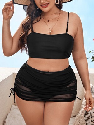 women swimwear bikini swimsuit big plus size floral womens