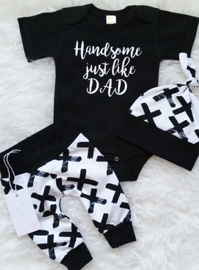 Baby Boy Clothes Newborn romper jumpsuit Pants boys t shirt