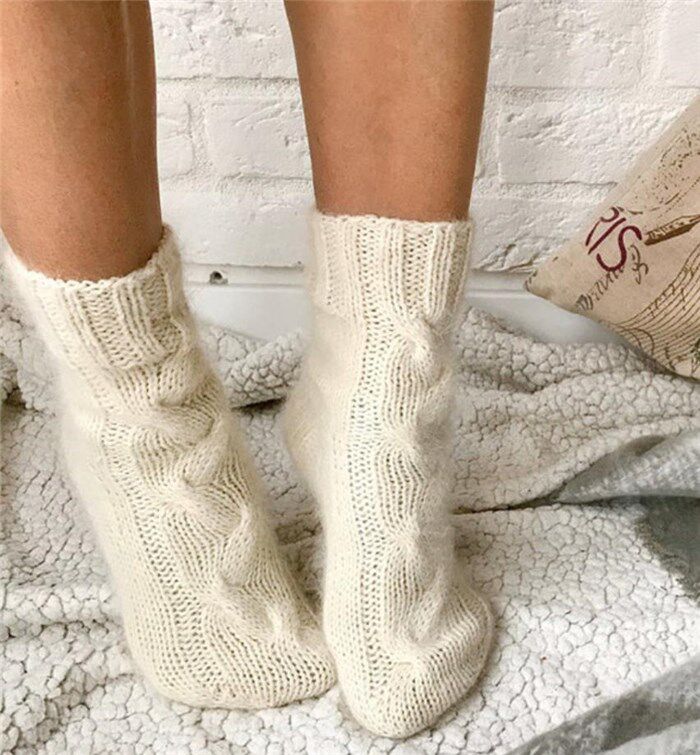 вязаные носки женские sock women 女人袜子