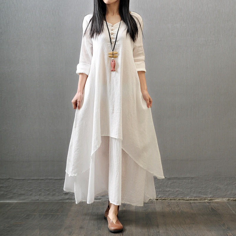 plus-size fashion summer women dress loose ladies dresses女图片