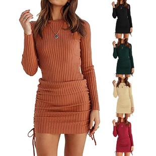 dress women sexy red dresses ladies winter 2021 green short