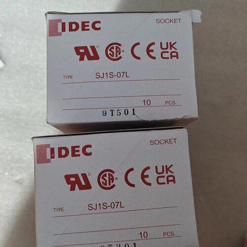 议价IDEC和泉底座SJ1S-07L，正品3盒未开封，具可维修