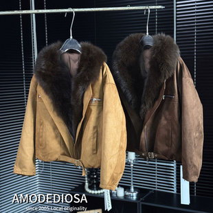 MBS.欧洲站新款南油高端大毛领白鹅绒羽绒服大毛领白鹅绒羽绒服女