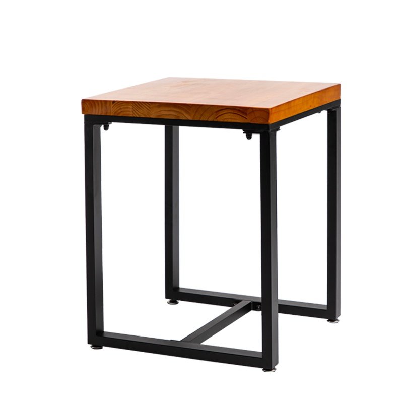 复古铁艺实木餐桌椅组合工业风烧烤火锅店主题餐厅酒吧餐饮店桌子