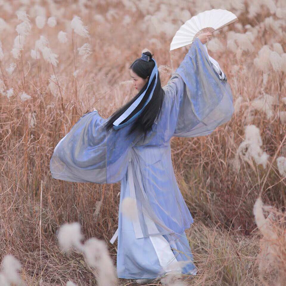【汉锦记】山有扶苏 越人歌魏晋交领男女同款汉服出租
