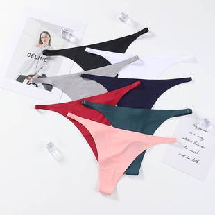 Sexy Sports Panties Ms Underpants Seamless Thong G String 裤