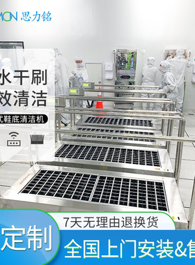 自动化电子行业清洁鞋底适配风淋室洗鞋底机实力工厂