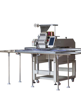 全自动单头电脑绣花机平绣机绳绣机 1000 rpm embroidery machine