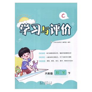 2025/小学6/六年级下册数学新课程学习与评价C版配套北师大版BS 陕西人民教育出版社 小学生六年级下册数学课本同步练习册训练题
