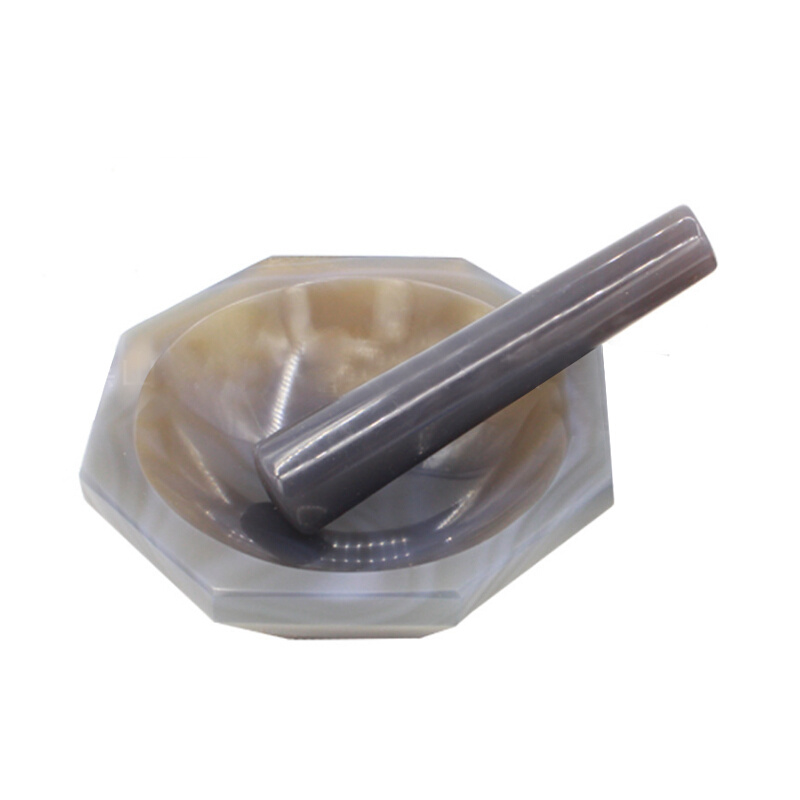 极速。玛瑙研鉢 乳鉢 优质40固体-3E20mm磨粉玛瑙原矿石实制作验