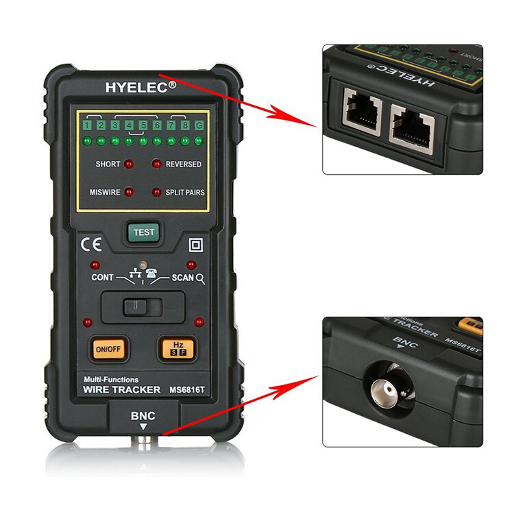 。新华谊巡线仪MS6816寻线仪电话线网线查线器网线测线仪寻线器