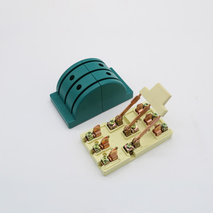 。双向双投闸刀开关双电源切换三相380V 63A负荷倒顺开关3P刀闸绿