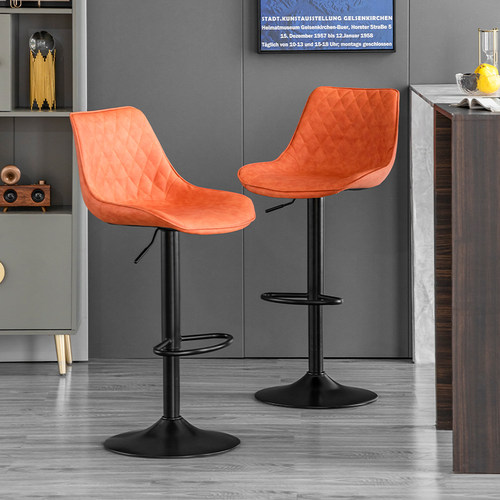 南陌铁艺酒吧椅时尚旋转吧台椅