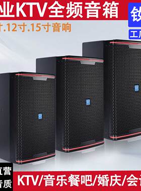 专业KP4012专业音响单10寸12寸15寸全频音箱套装 KTV包房酒吧影院