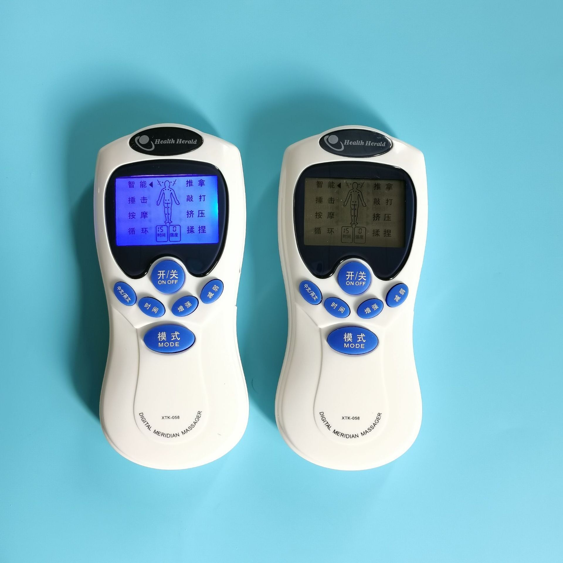 家用多功能数码经络理疗仪便携式低频脉冲按摩仪电子针灸按摩器