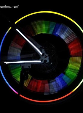 极速自行车配件酷改装备夜骑闪灯光酷改J山地夜光改装童车通用夜