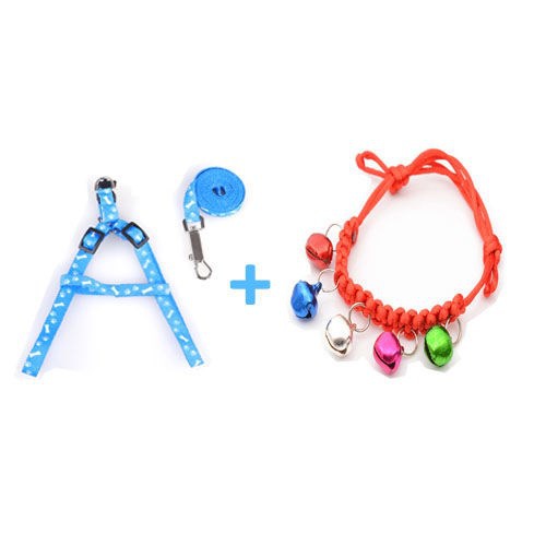 绳绳衣服防宠物遛小兔挣脱兔牵引绳子用品绳兔绳链子兔兔溜牵兔子