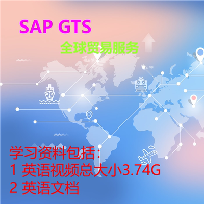 SAP GTS全球贸易服务技术文档学习资料视频讲解