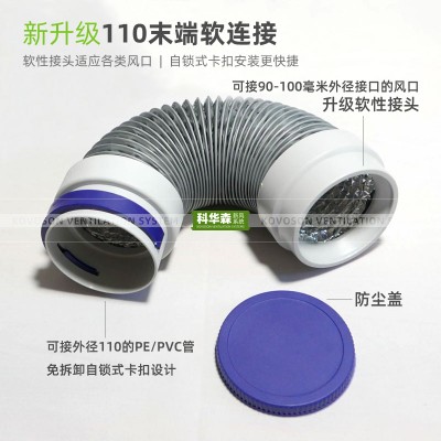 赛勒森pe管末端软连接新风系统