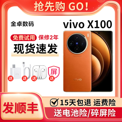 vivo X100 全网通5G天玑9300芯片旗舰5G蔡司影像拍照手机x100pro
