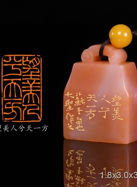 望美人兮天一方前赤壁赋大圣手工篆刻成品章写意书法书画印章闲章