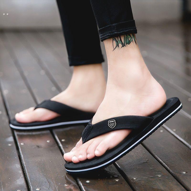 拖鞋男女士夏人字拖潮流厚底防滑软底个性耐磨凉拖时尚外穿沙滩鞋