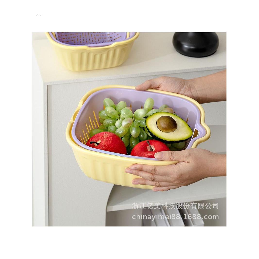 水果盘水果篮洗菜盆沥水篮果盘果盆客厅茶几家用上档次食物收纳盒