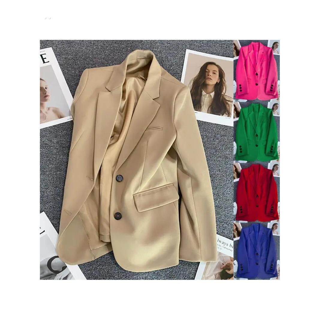 西装外套女秋冬新款韩版宽松小西服高级感英伦风小个子休闲西装潮
