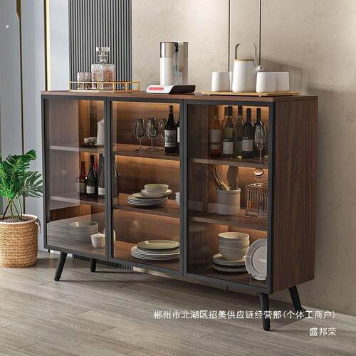 厂家直销餐边柜现代简约意式极简轻奢客厅茶水柜靠墙碗柜厨房柜酒