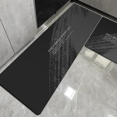 OGLY硅藻泥厨房地垫防滑防油可擦吸水垫防水专用硅藻泥垫子地毯垫