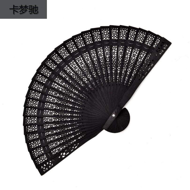 折扇乌金铁扇扇子男生霸气身钛合金扇子钢骨折扇简约现代