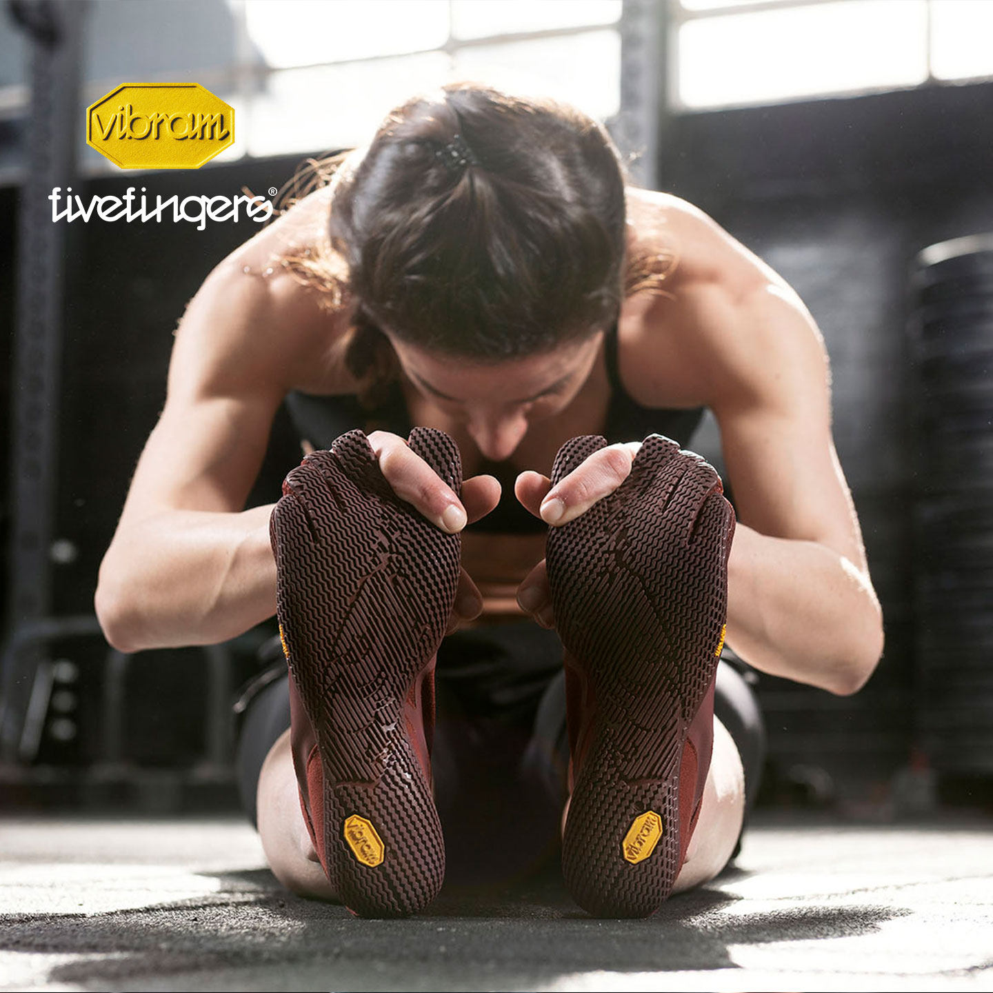 Vibram五指鞋女室内瑜伽普拉提赤足综合训练防滑健身运动鞋KSOEVO