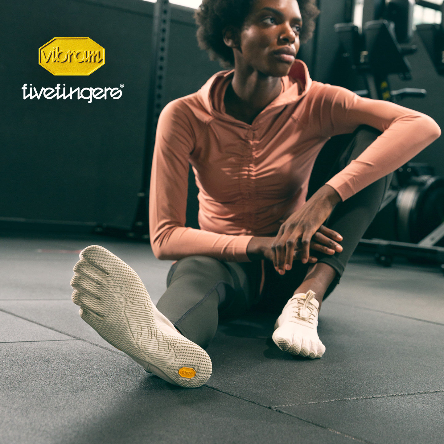 vibram五指鞋女 室内外综合训练耐磨健身跑步运动鞋女KSOECO