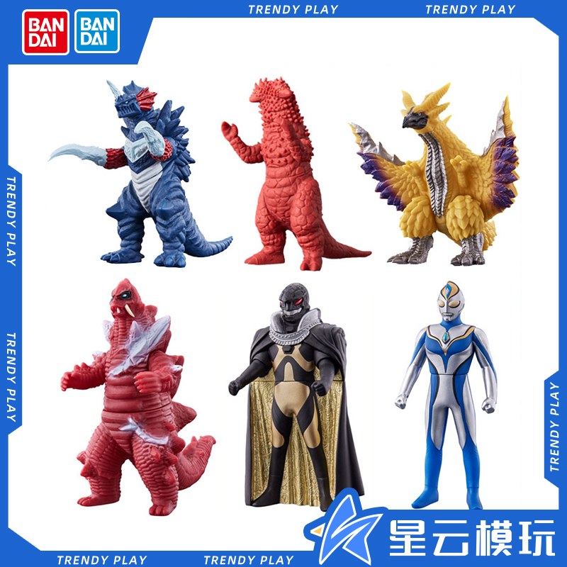 万代正品500软胶系列戴卡怪兽