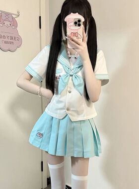 欧咪兔原创jk正版制服女萌款幼稚园可爱学院水手服日系短袖套装