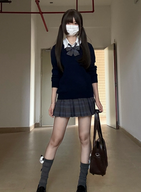 初田町原创JK制服【第九琴弦】校供秋冬格裙日系学院风半身裙长裙