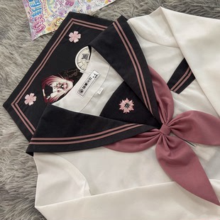 【奈良樱】猫腻JK社原创日系水手服jk制服学院风全套装上衣校供感