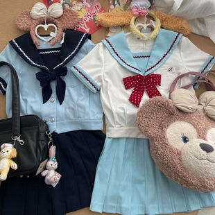 零度句号【青堇中】原创正版公主线收腰水手服夏季校供jk制服套装