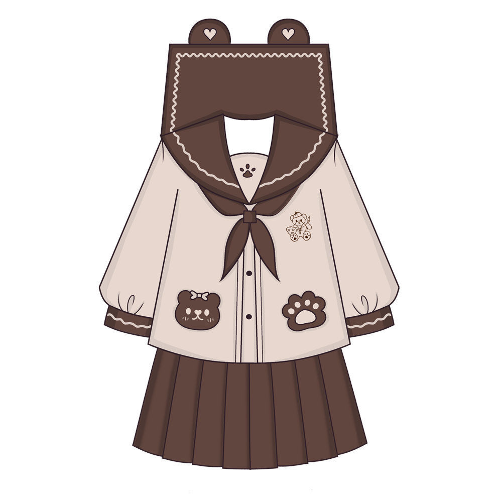 【小熊画家】城南诗中意原创正统幼稚园甜美可爱jk制服裙秋季套装